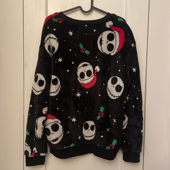 Nightmare Before Christmas Velvet Velour Sweatshirt - Picture 5 of 6